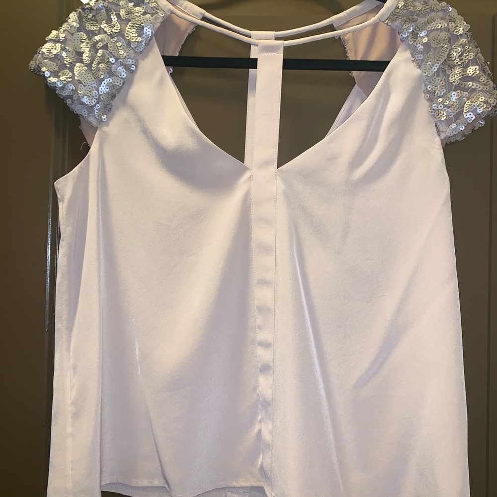 BCBG (BCBGMaxazaria) sequin top